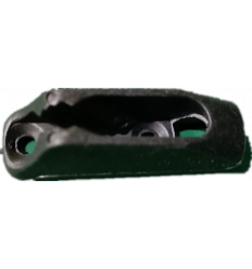 Clam cleat for rope rudder