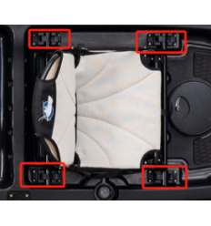 Seat lock set Hawai tandem 2