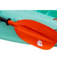 Two-Piece Orange Kayak Paddle